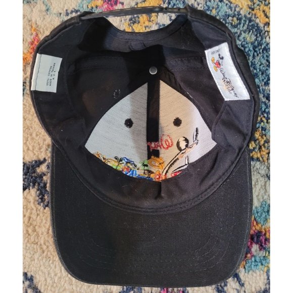 Walt Disney World Baseball Cap 3D Characters Spell Out Black Snapback Hat Adult - Picture 7 of 9